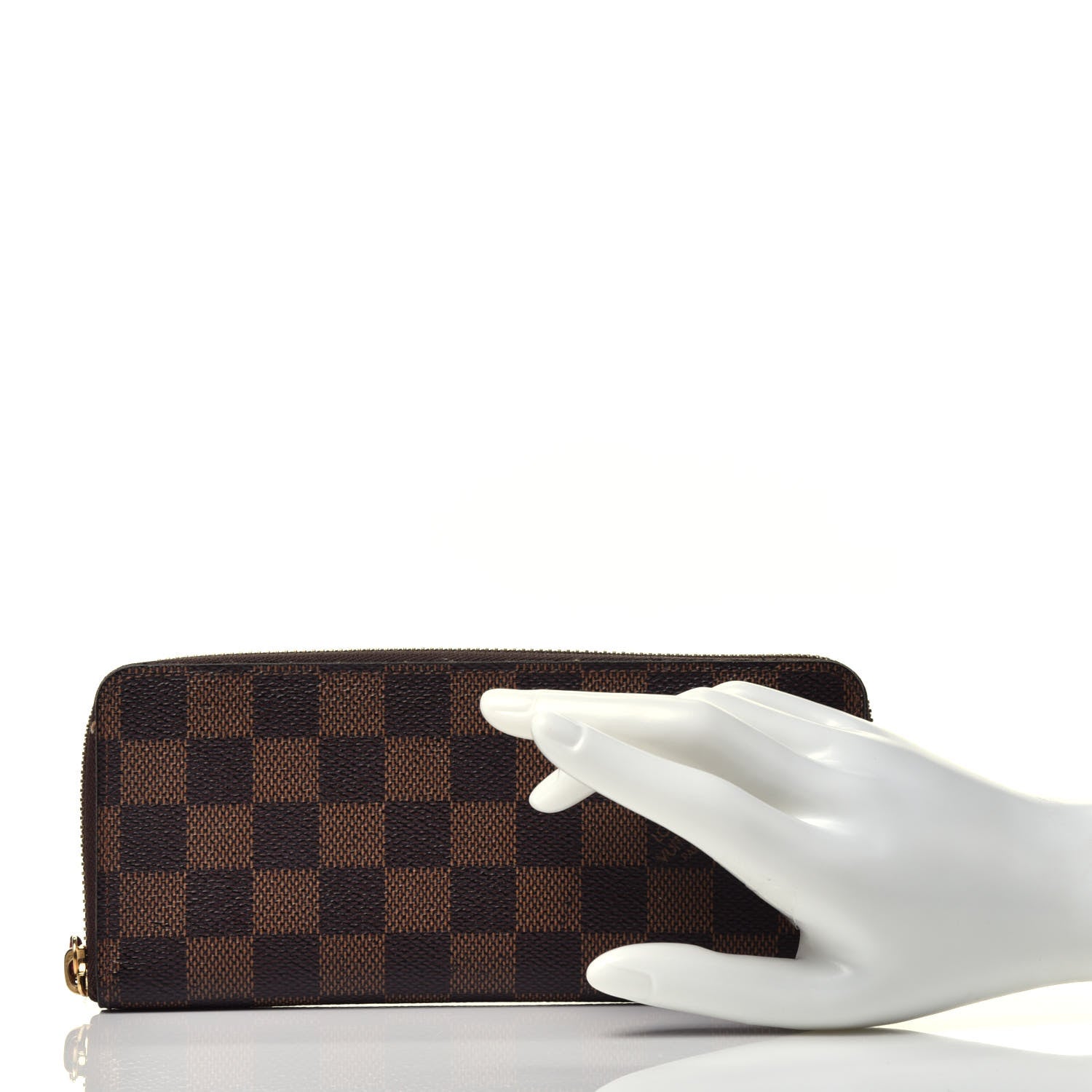 Louis Vuitton Damier Ebene Clemence Wallet 2 of 7
