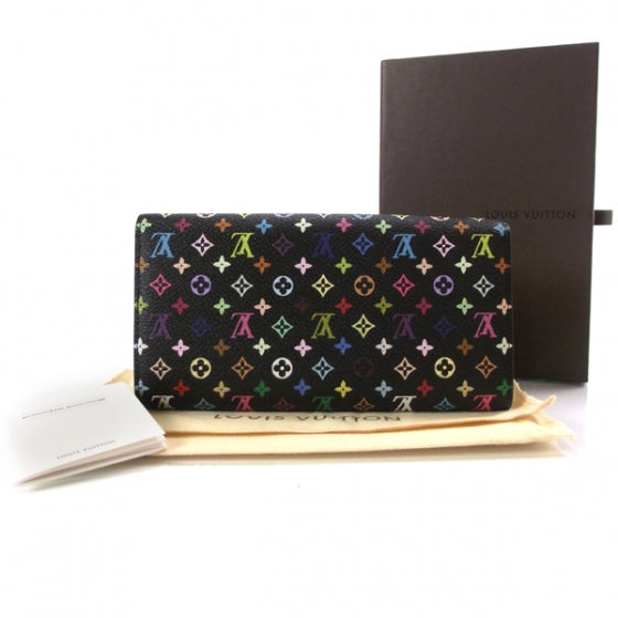 Monogram Multicolor Sarah Wallet Black