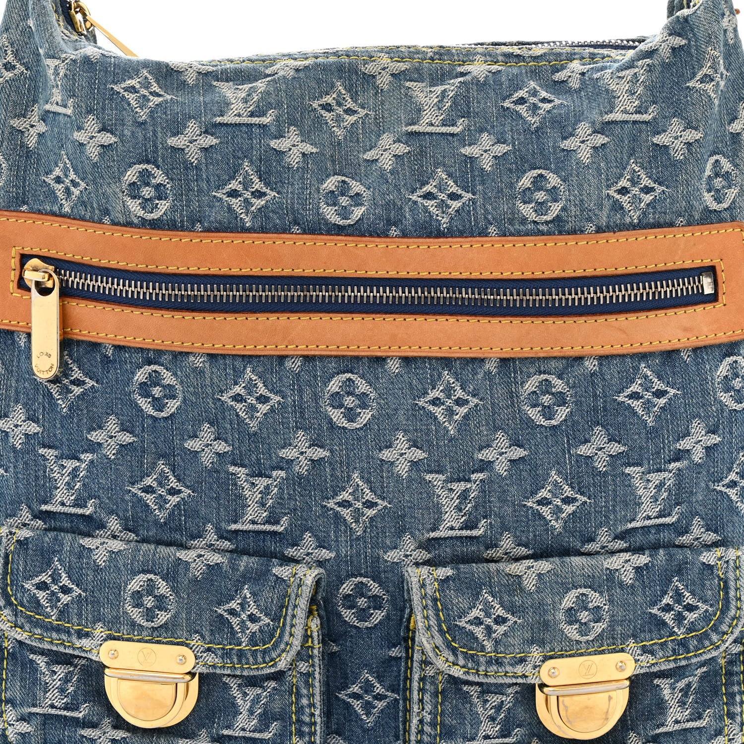 Louis Vuitton Denim Baggy GM Blue 7 of 11