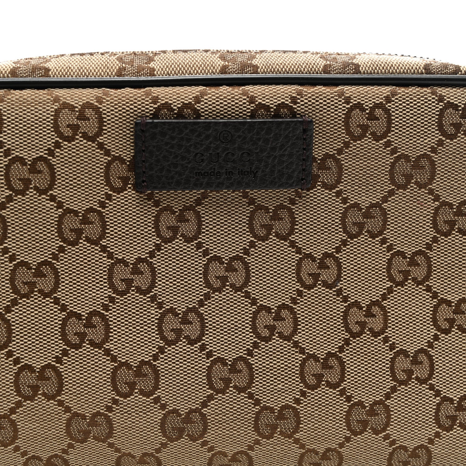 Gucci Monogram Belt Bag Dark Brown 8 of 10