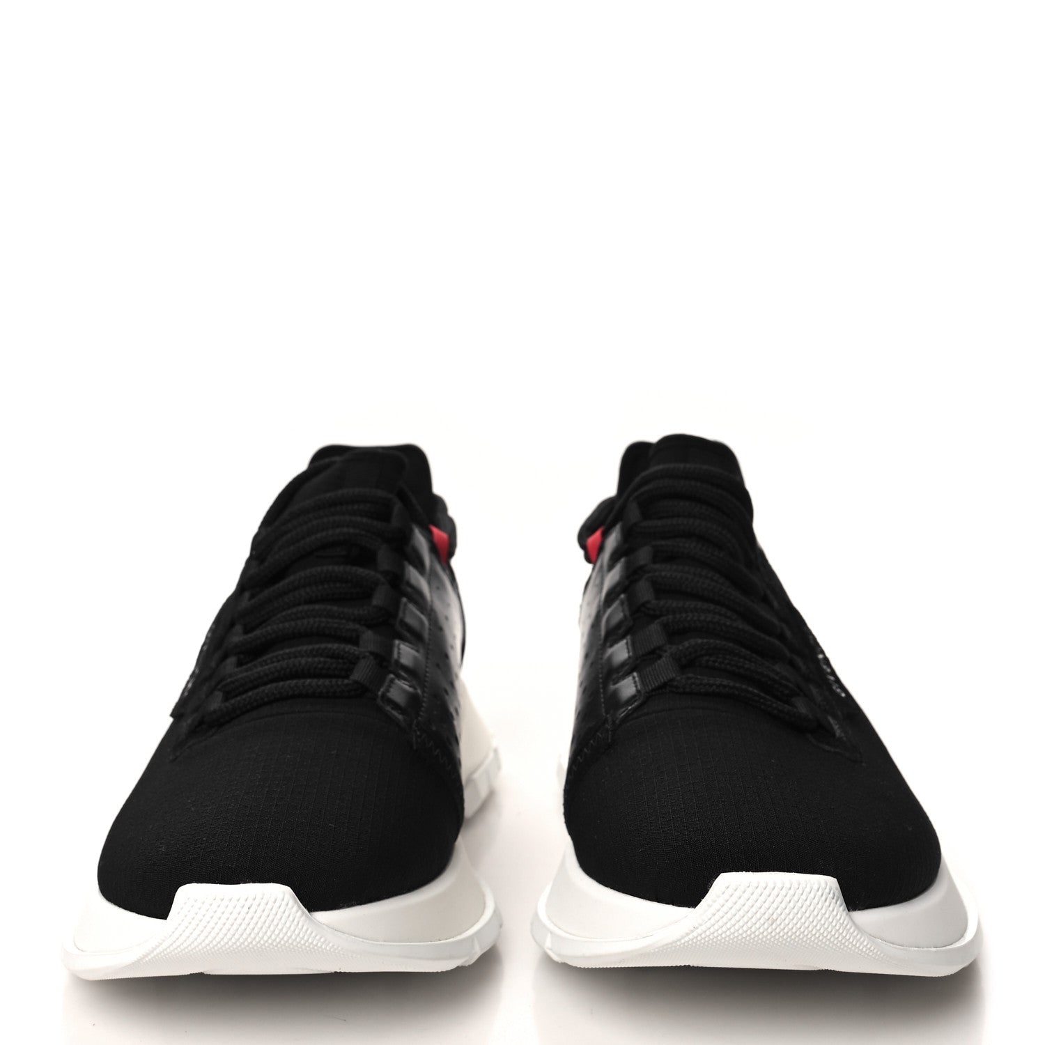 Givenchy Neoprene Calfskin Spectre Low Runners Sneakers 40 Black 3 of 8