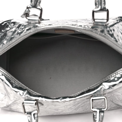 Louis Vuitton Monogram Miroir Speedy 30 Silver 5 of 8