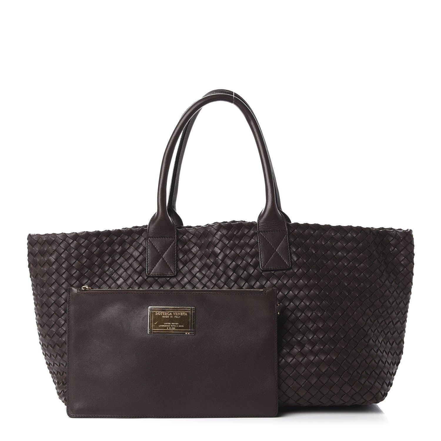 Bottega Veneta Nappa Intrecciato Medium Cabat Ebano 1 of 12