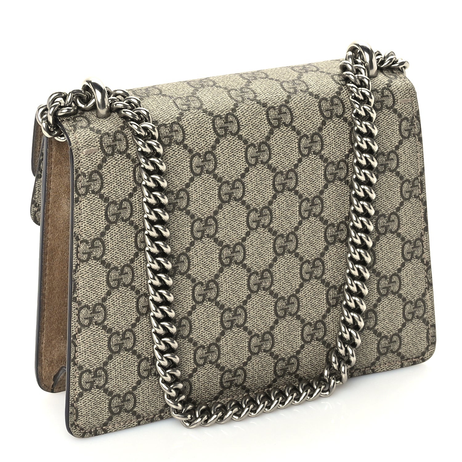 Gucci GG Supreme Monogram Mini Dionysus Shoulder Bag  Taupe 2 of 8