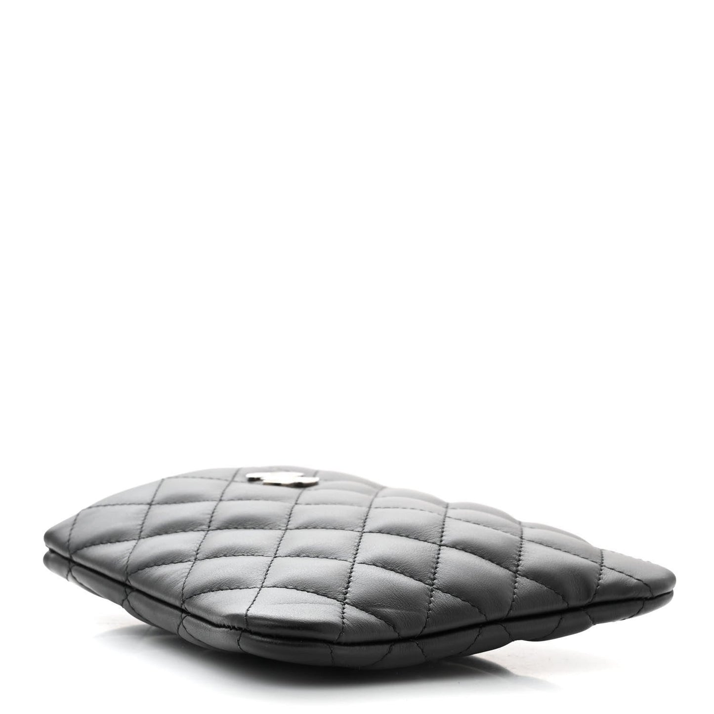 Lambskin Quilted Crossbody Bag Black