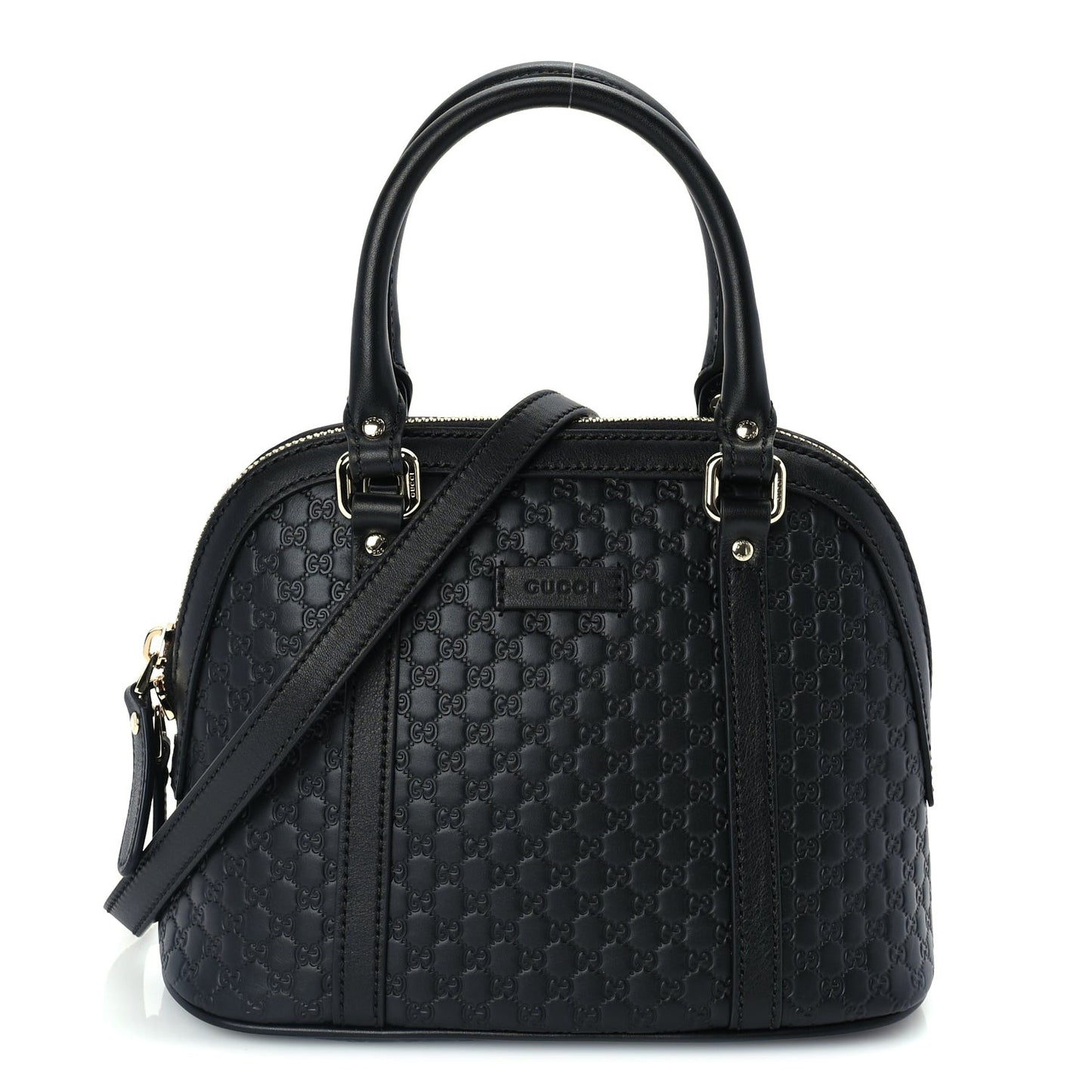 Microguccissima Mini Dome Bag Black