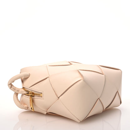 Bottega Veneta Lambskin Maxi Intrecciato Mini Cassette Camera Bag Macaroon 4 of 10