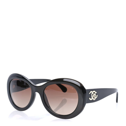 Chanel Acetate Polarized CC Sunglasses 5468-B-A Black 1 of 7