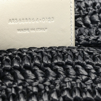 Saint Laurent Raffia Rive Gauche Tote Black 7 of 7