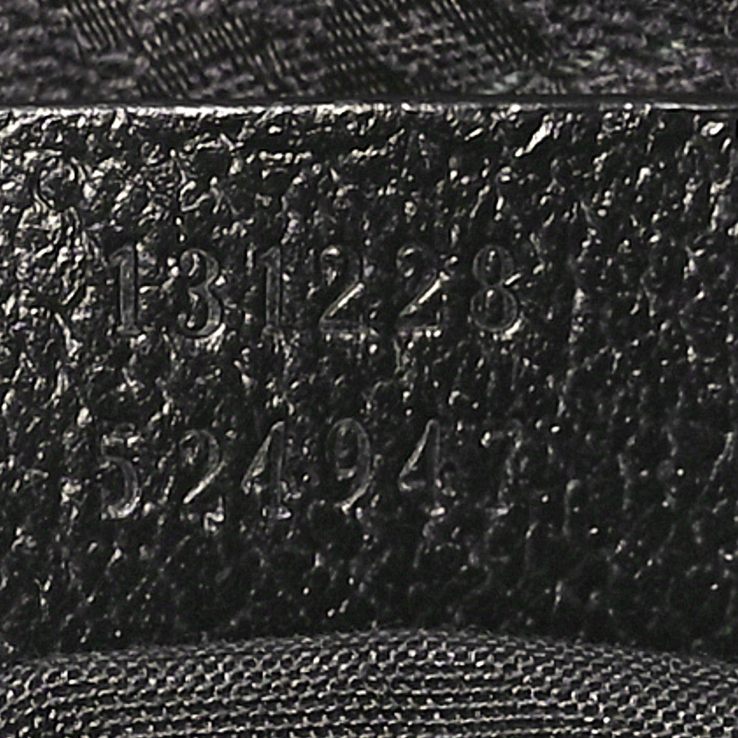 GG Monogram Small Web Handle Bucket Tote Black