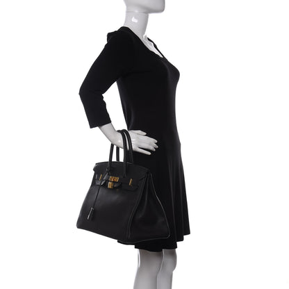 Hermes Epsom Birkin 35 Black 2 of 12