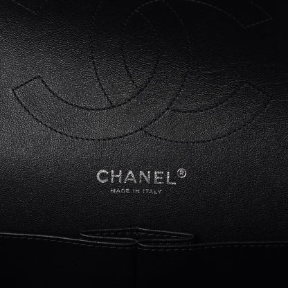 Chanel Lambskin Chevron Quilted Jumbo Double Flap So Black 8 of 9