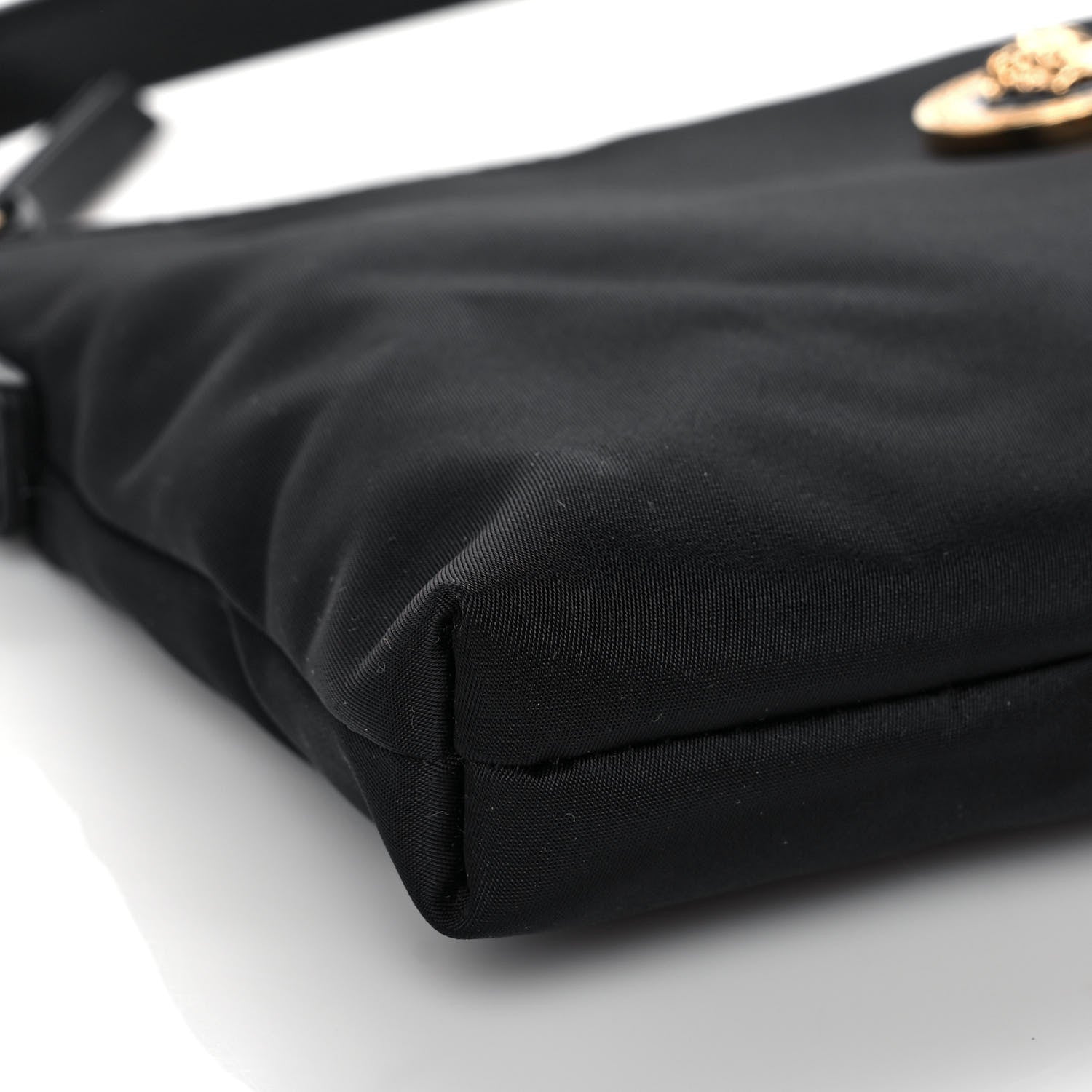 Versace Nylon Tribute Icon Flat Pouch Black 6 of 10