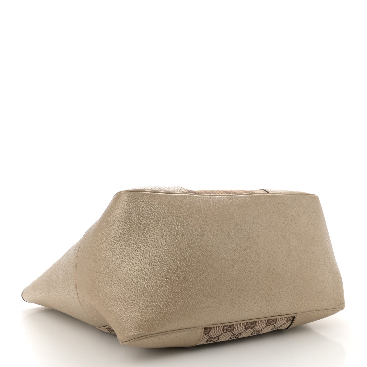 Gucci Monogram Medium Bree Zippered Tote Beige Golden Beige 4 of 7
