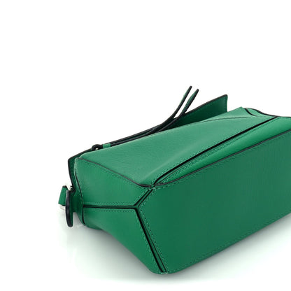 Loewe Calfskin Mini Puzzle Bag Jungle Green 7 of 8