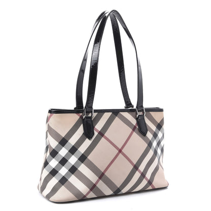 Burberry Supernova Check Regent Tote Black 2 of 17