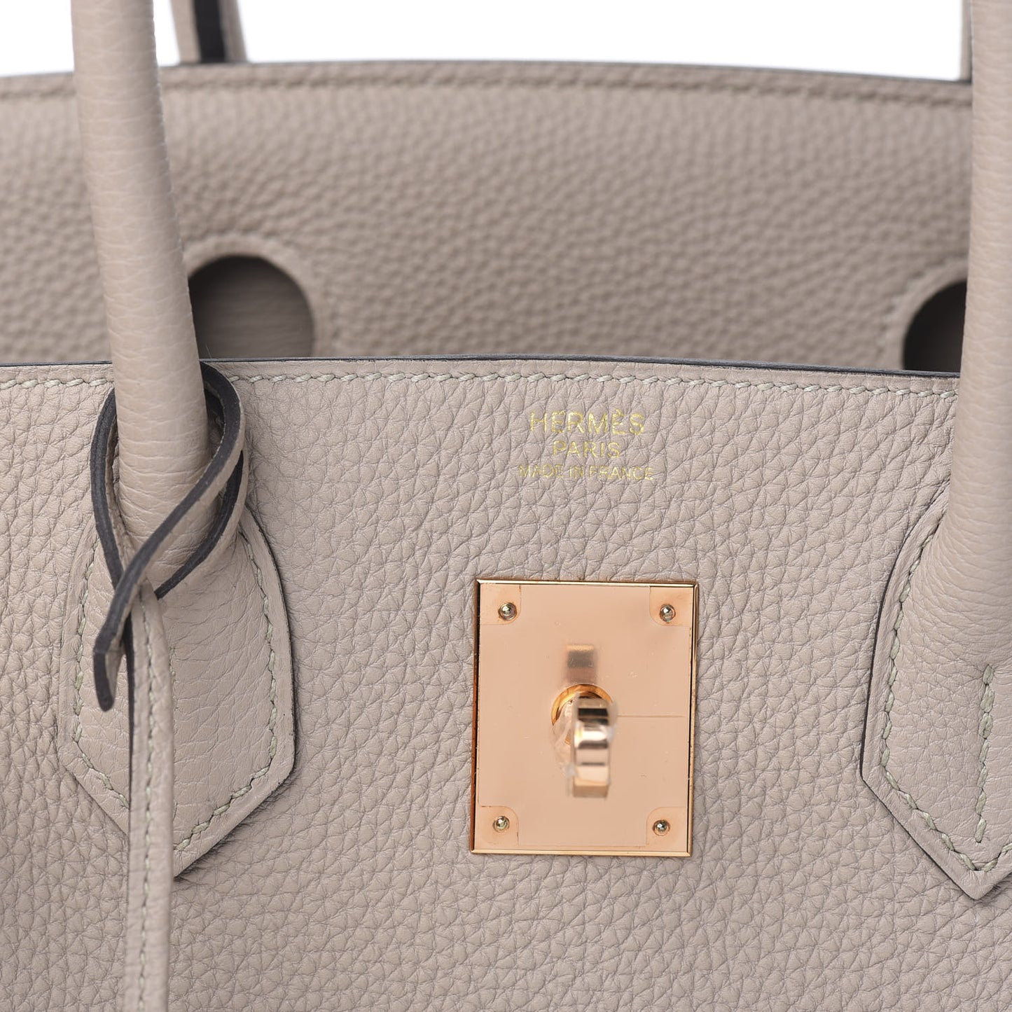 Togo Birkin 30 Gris Tourterelle