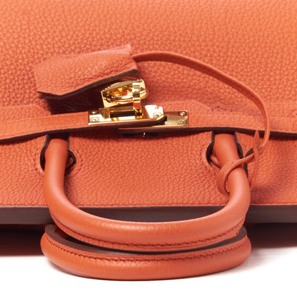 Hermes Togo Birkin 25 Terre Battue 11 of 34