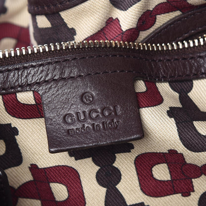 Gucci Guccissima Small Pelham Shoulder Bag Chocolate 6 of 7