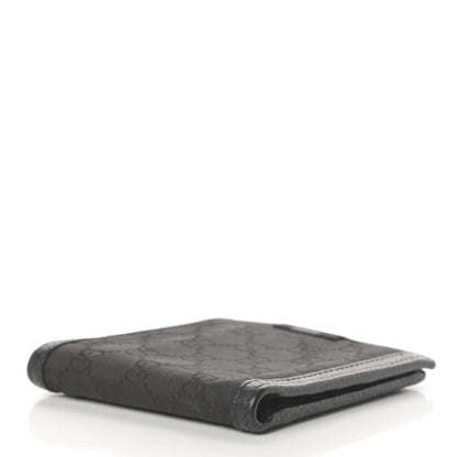 Gucci Nylon Monogram Bi-Fold Wallet Black 4 of 8