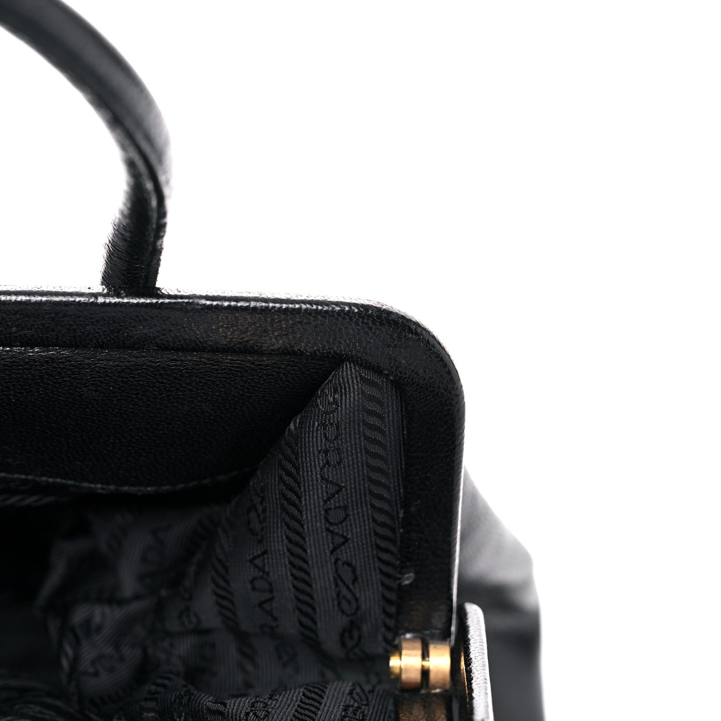 Goatskin Cerniera Doctor Bag Black