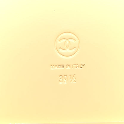 Chanel Braided Fabric Velcro Dad Sandals 39.5 Beige 9 of 11