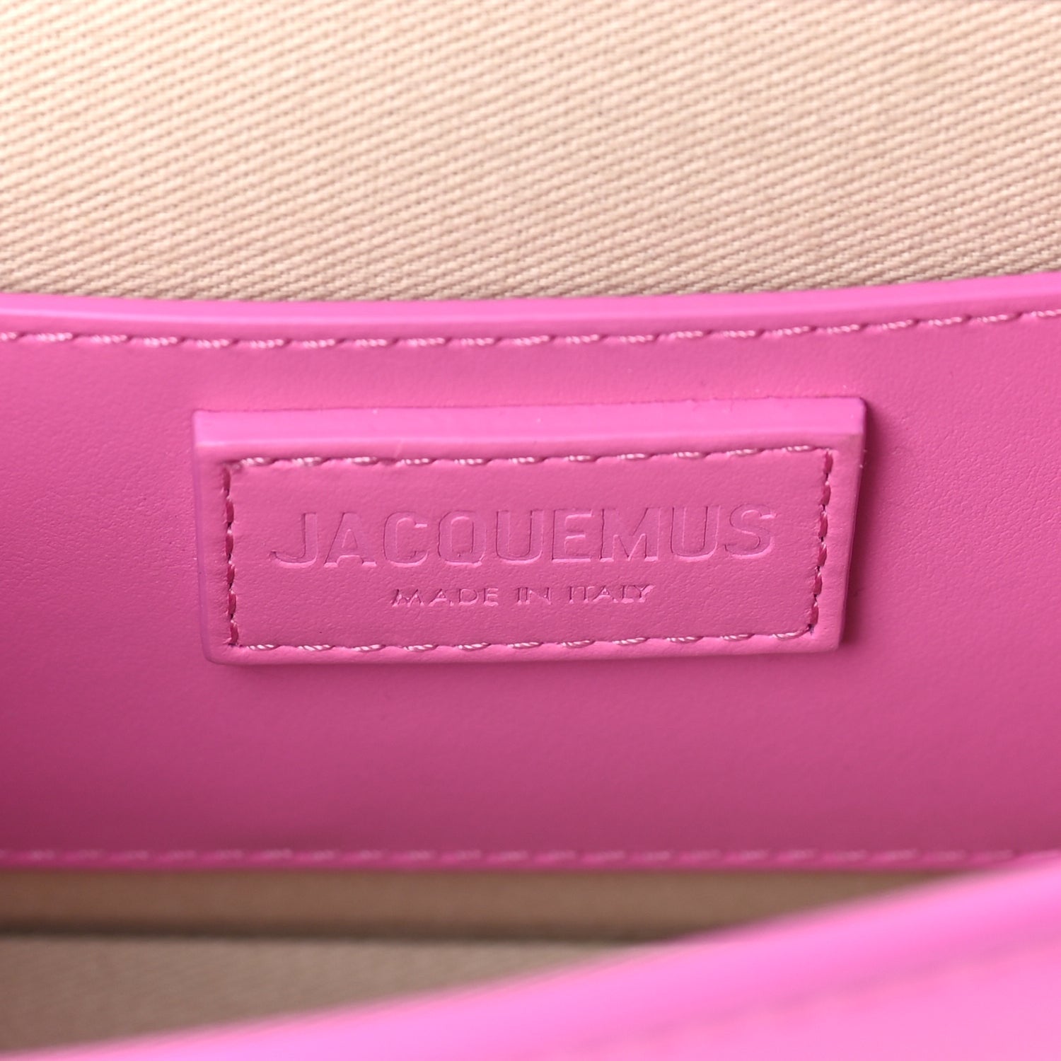 Jacquemus Smooth Calfskin Le Bambino Long Flap  Pink 5 of 7