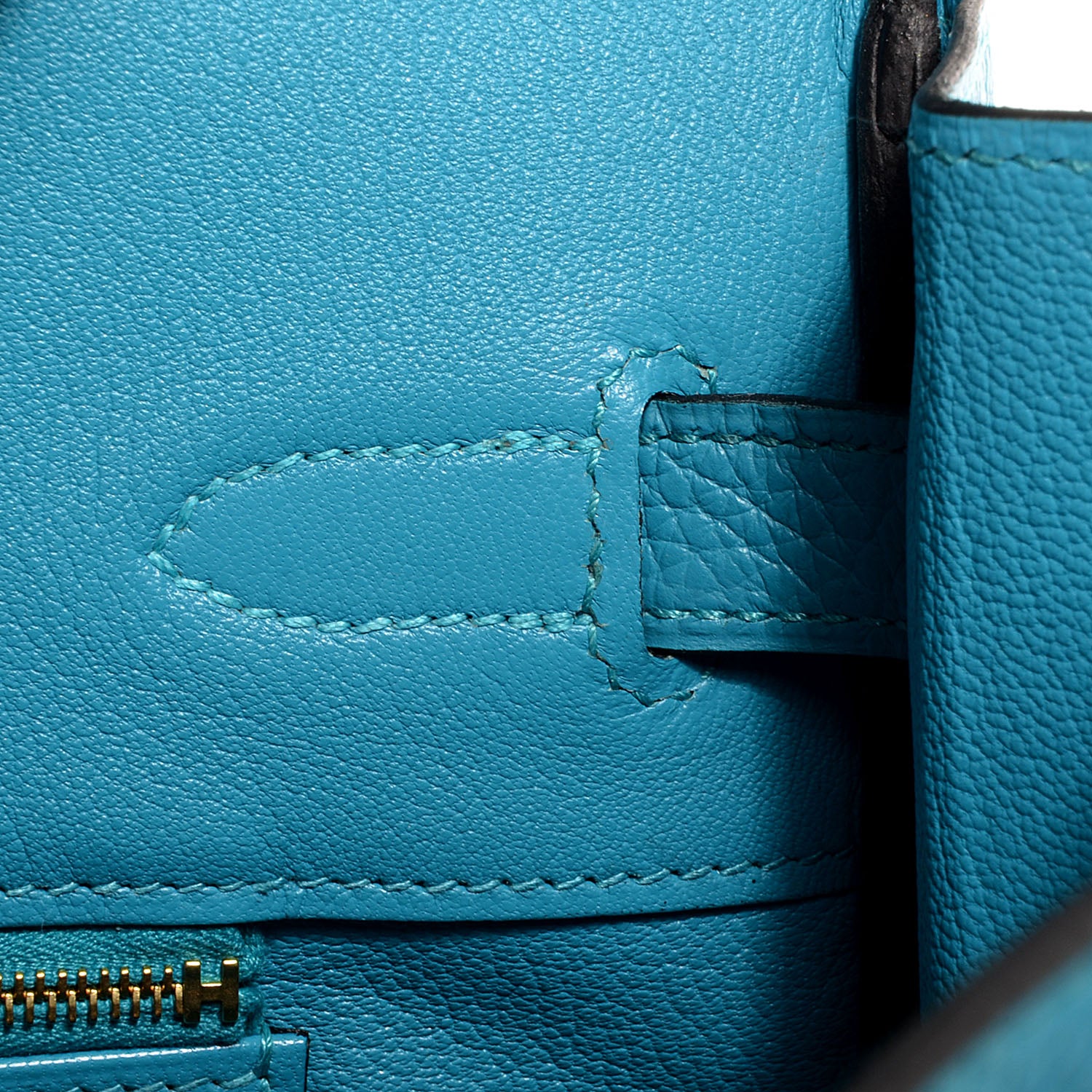 Hermes Togo Birkin 35 Turquoise 3 of 26