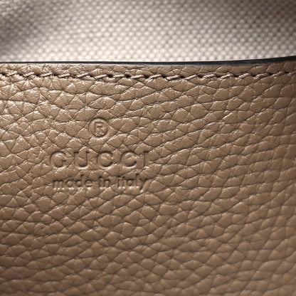 Gucci Piuma Calfskin Jumbo GG Embossed Mini Duffle Bag Good Taupe 5 of 8