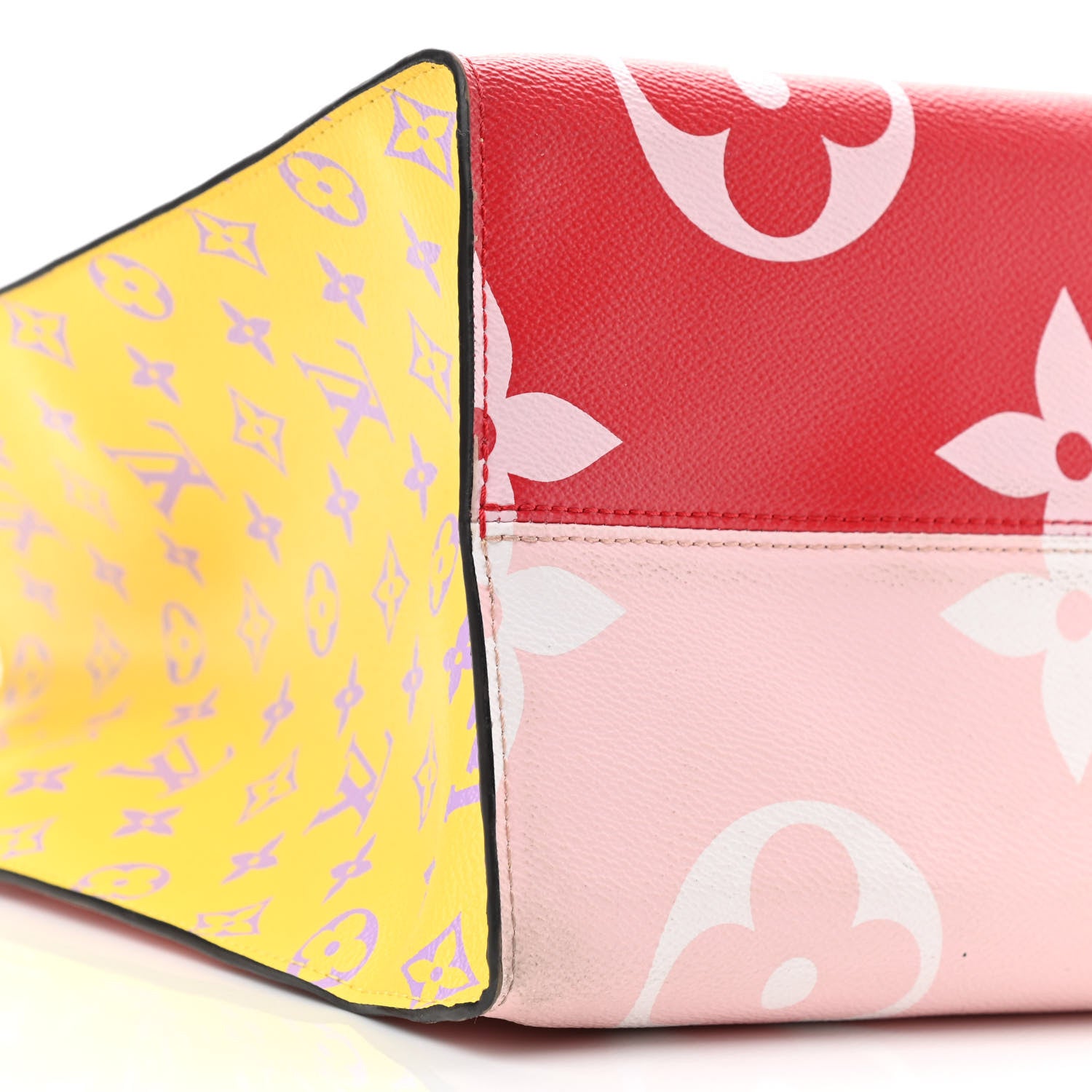 Louis Vuitton Monogram Giant Onthego GM Rouge Rose 9 of 13