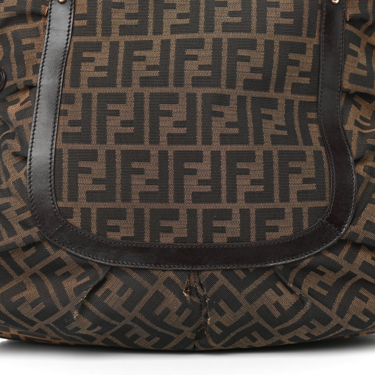 Fendi Zucca Large Chef Shopper Tote Tobacco 13 of 13