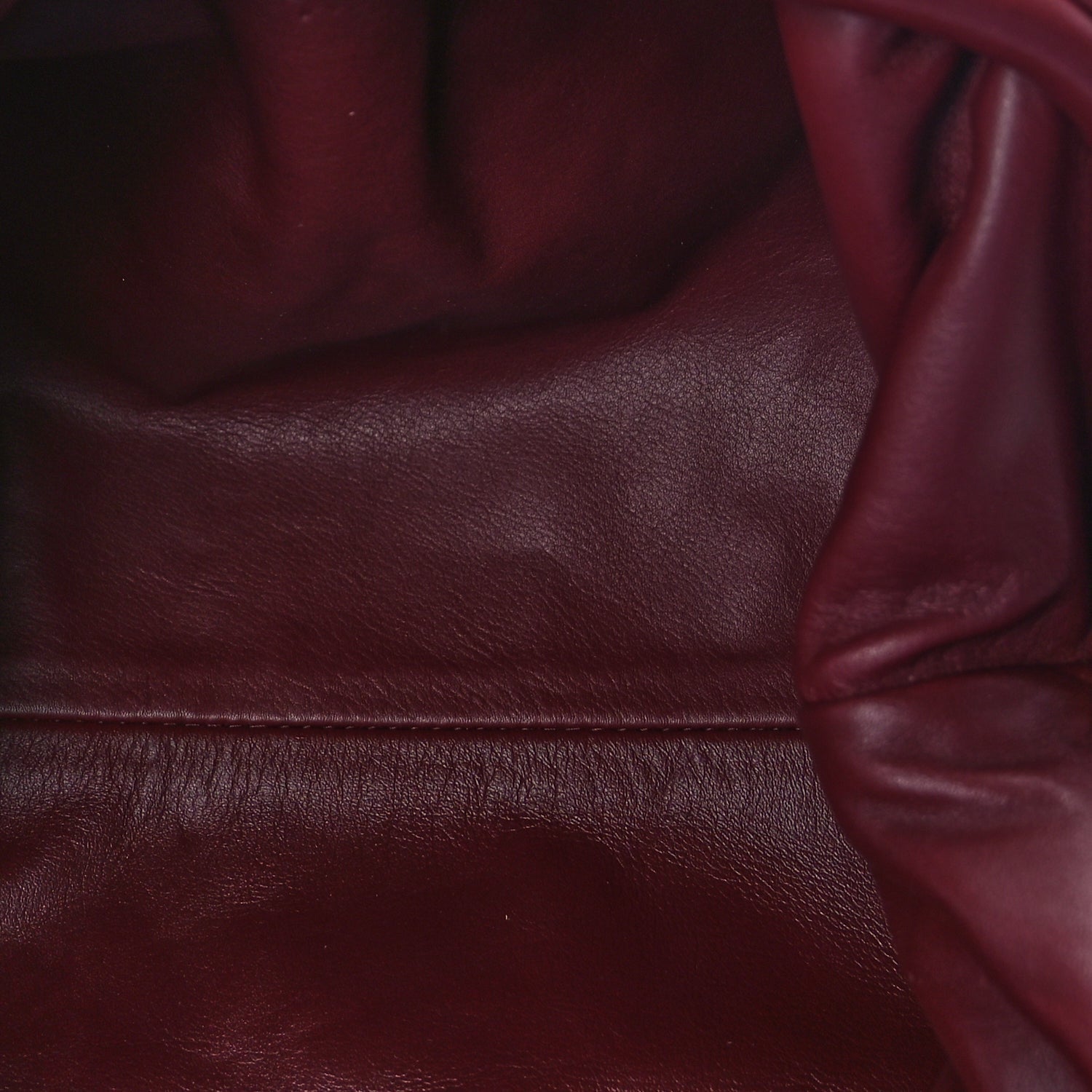 Bottega Veneta Smooth Butter Calf The Pouch Oversized Clutch  Bordeaux 5 of 9