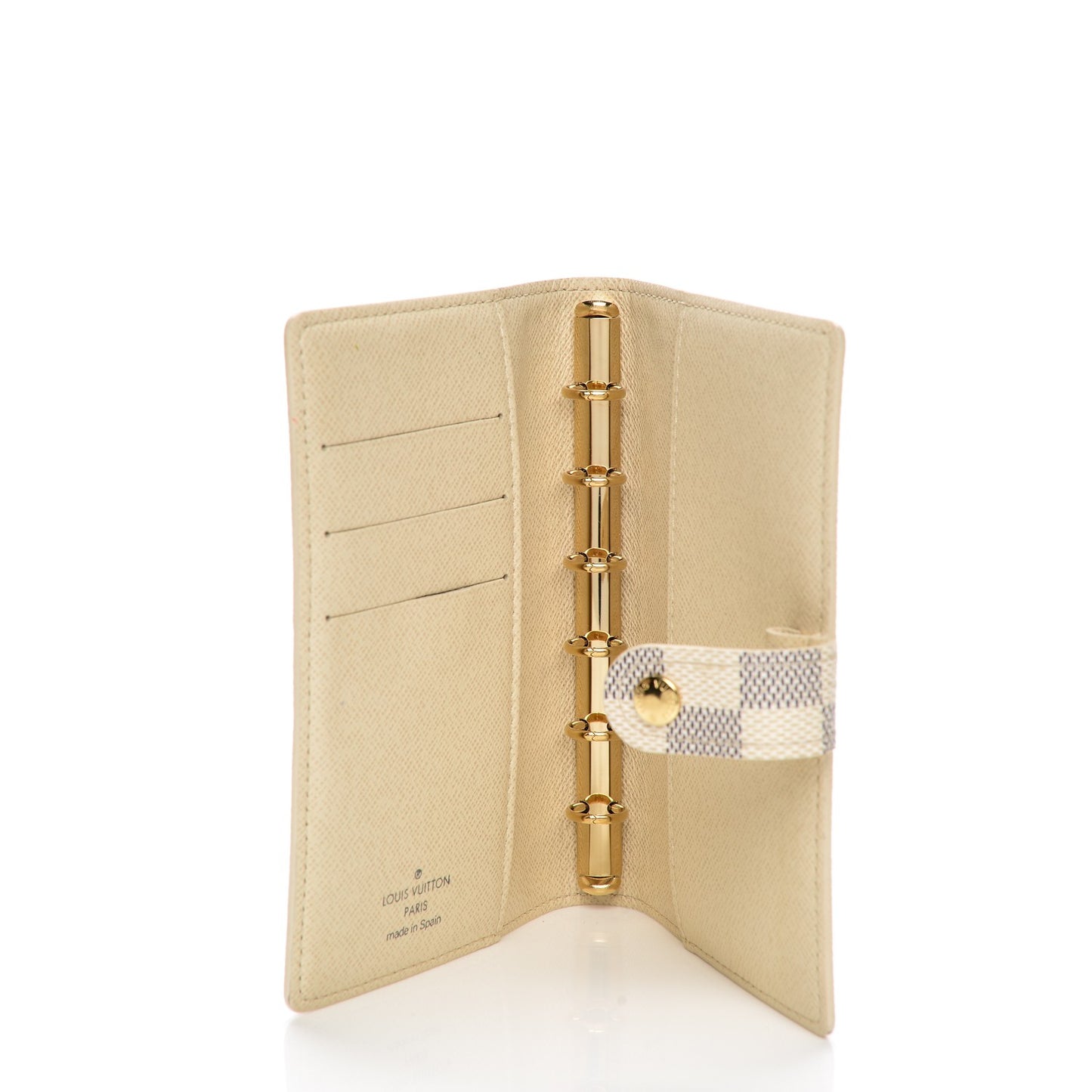 Damier Azur Small Ring Agenda Cover