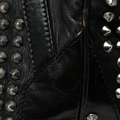 Burberry Lambskin Studded Small Edenham Satchel Black 23 of 35