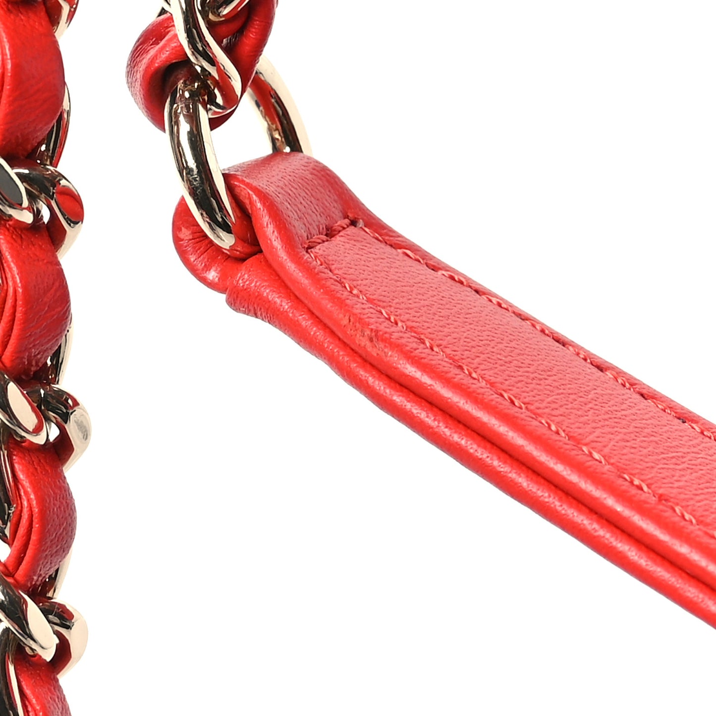 Caviar Quilted Small CC Filigree Vanity Case Blue White Red