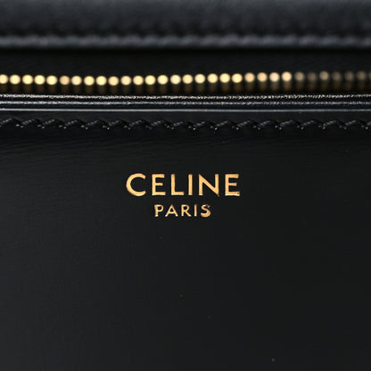 Celine Shiny Calfskin Medium Triomphe Black 6 of 6