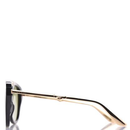 Gucci Folding Aviator Sunglasses GG0305S Black Gold 2 of 8