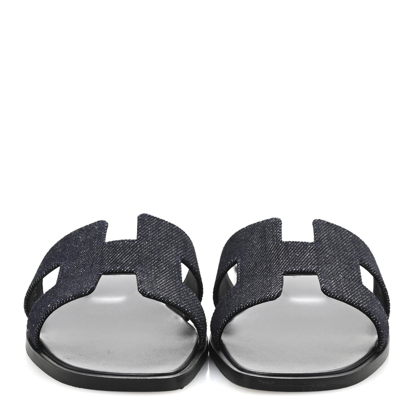 Denim Canvas Oran Sandals 37.5 Bleu Brut