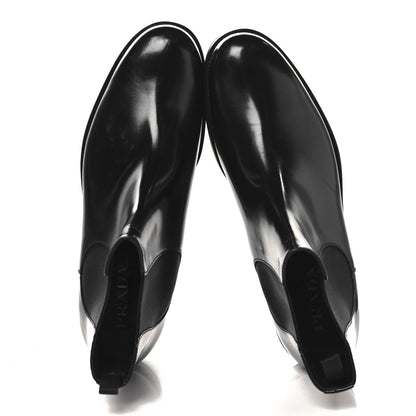 Prada Spazzolato Mens Chelsea Boots 12 Black 2 of 7