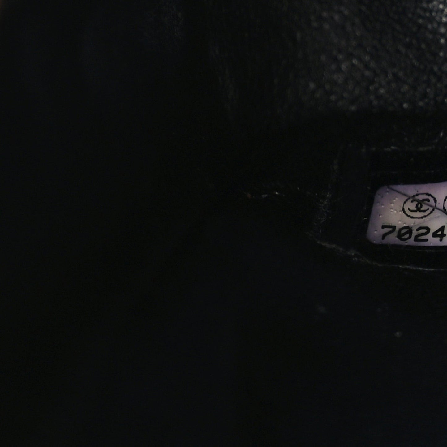 Jersey Patent Quilted 2.55 Reissue East West Flap Black