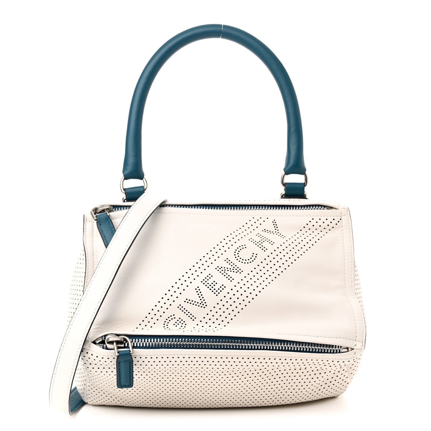 Givenchy Lambskin Perforated Small Pandora White 1 of 10