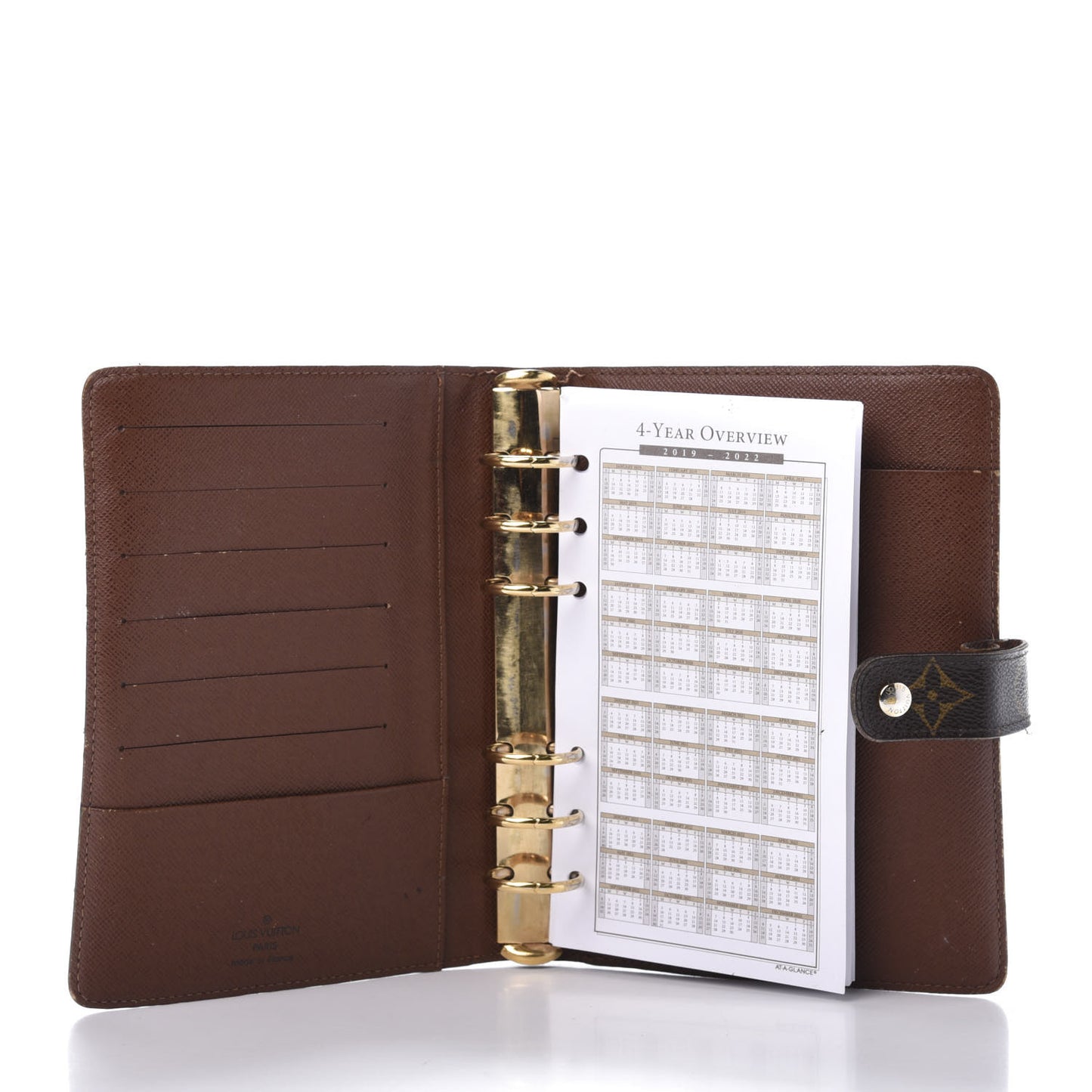 Monogram Medium Ring Agenda Cover