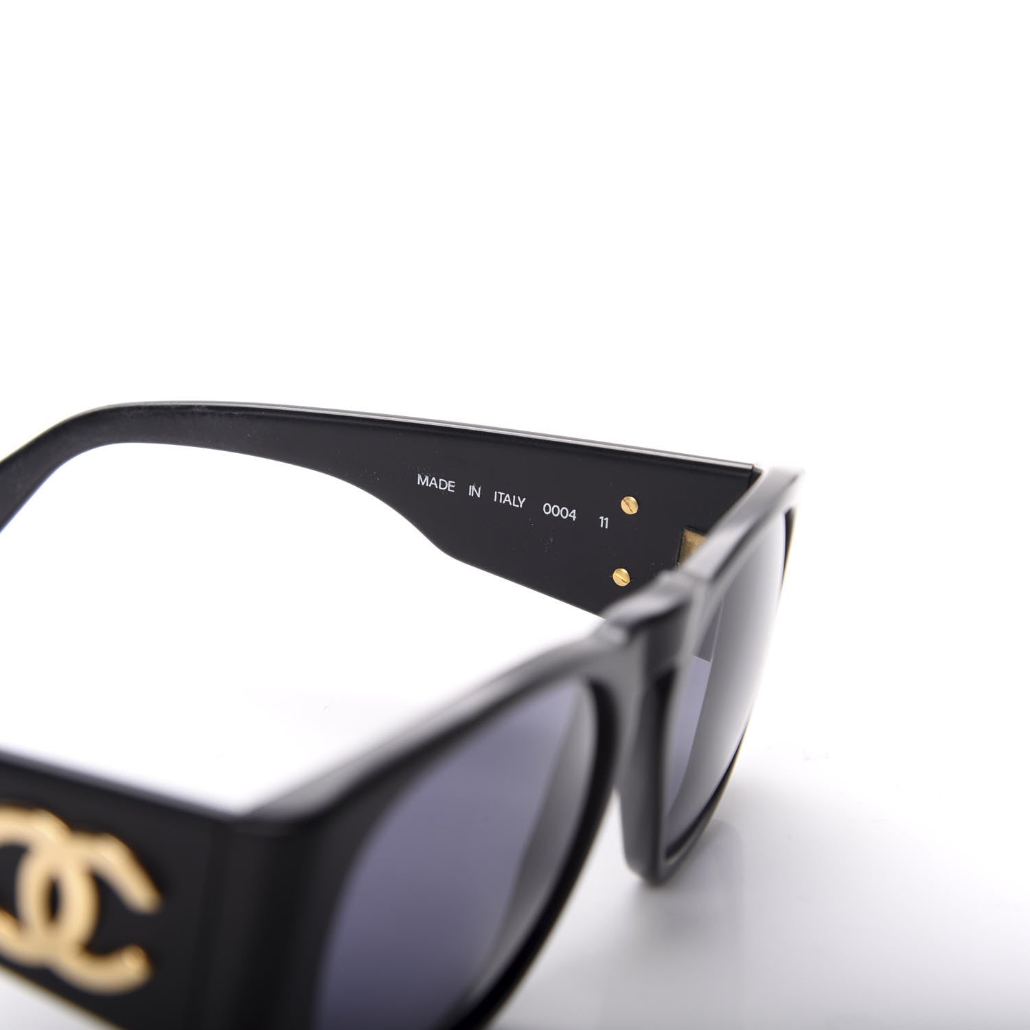Chanel CC Logo Sunglasses 0004 Black 6 of 6