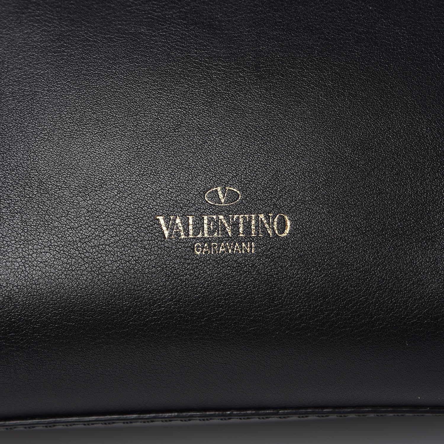 Valentino Garavani Vitello Small Rockstud Double Handle Tote Black 6 of 10