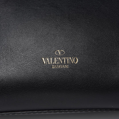 Valentino Garavani Vitello Small Rockstud Double Handle Tote Black 6 of 10