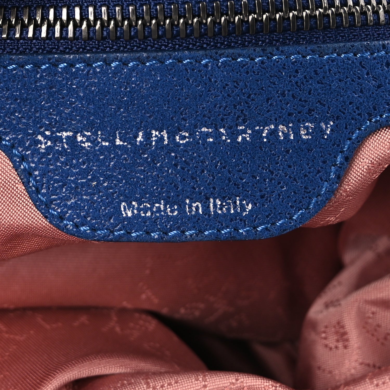 Stella McCartney Shaggy Deer Small Falabella Fold Over Tote Cornflower Blue 5 of 7