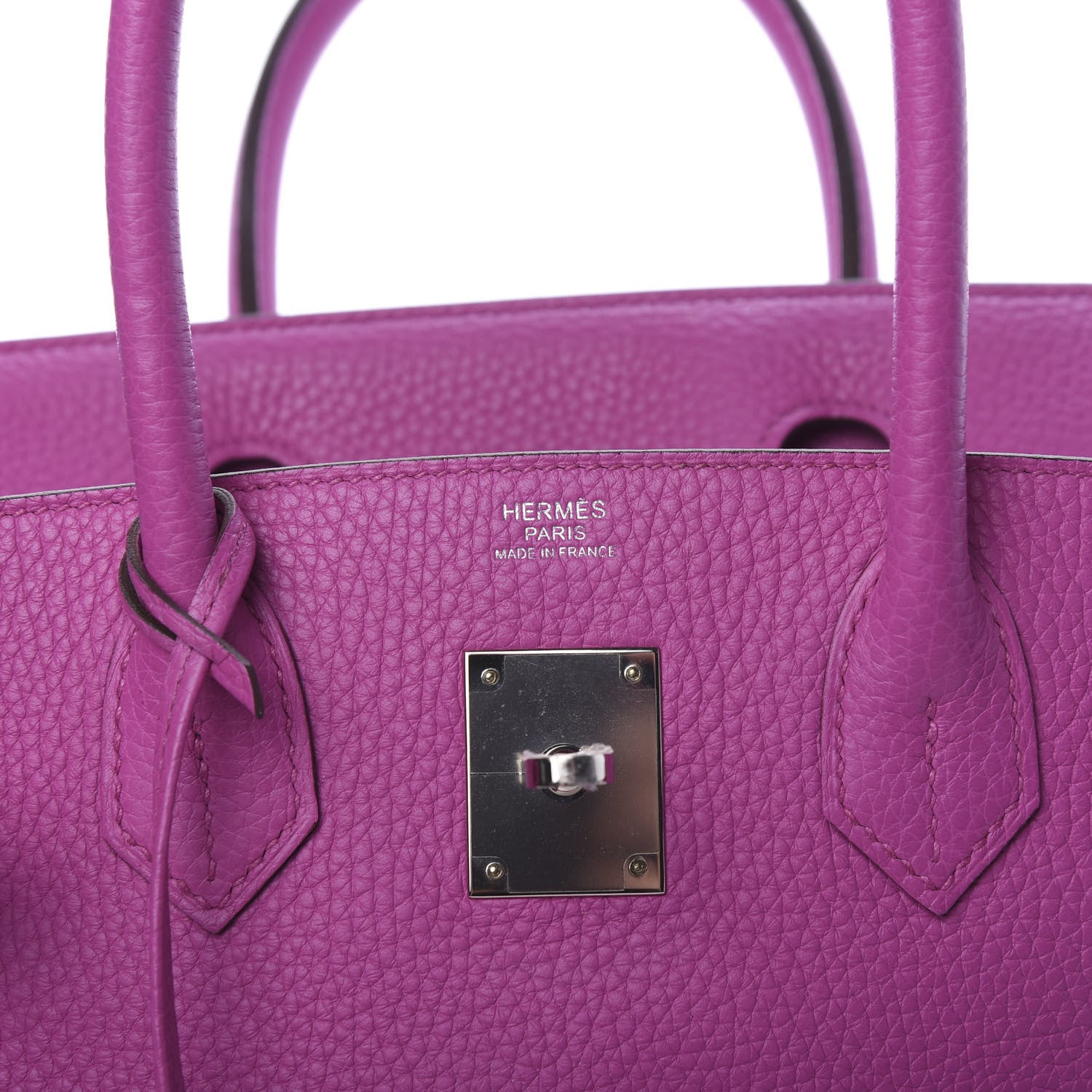 Hermes Taurillon Clemence Birkin 30 Magnolia 5 of 9
