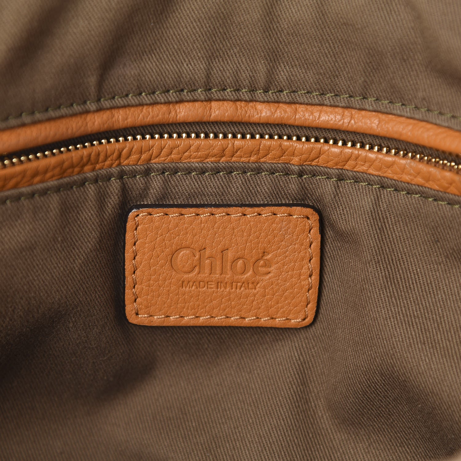 Chloe Calfskin Medium Marcie Satchel Tan 8 of 10