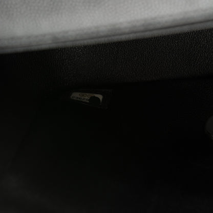 Chanel Caviar Chevron Quilted Mini Square Flap Black 8 of 8