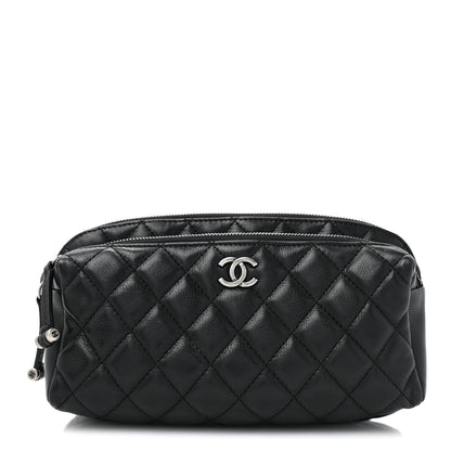 Chanel Calfskin Quilted Waist Bag Black 1 of 17